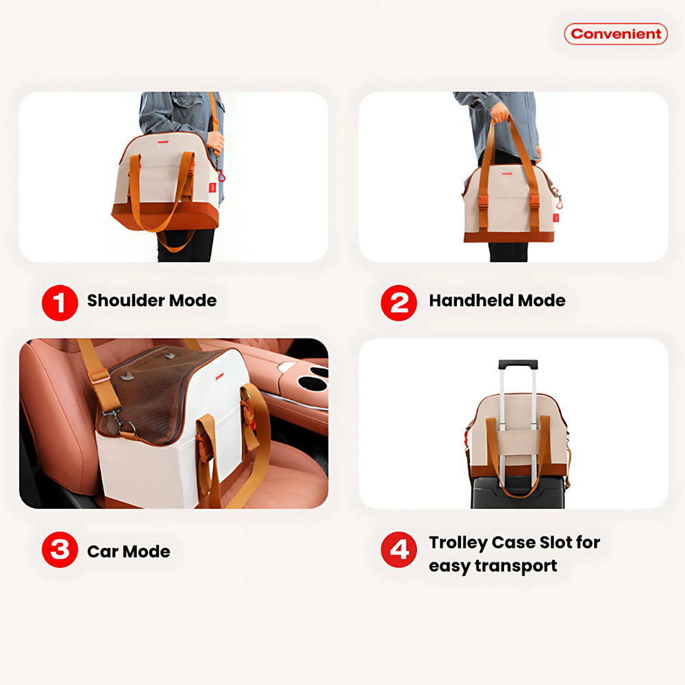 MeowGo Cozy Travel Bag
