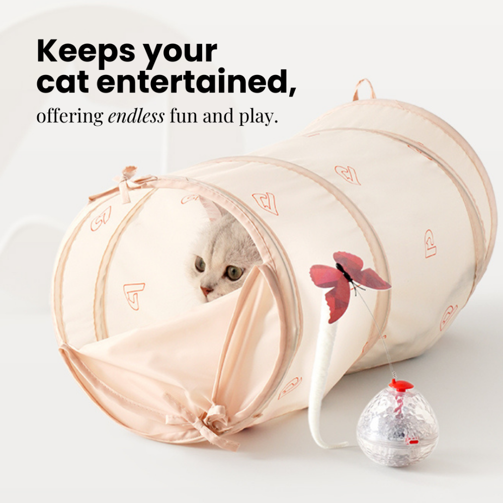 PurrPlay Tunnel + Roly-Poly