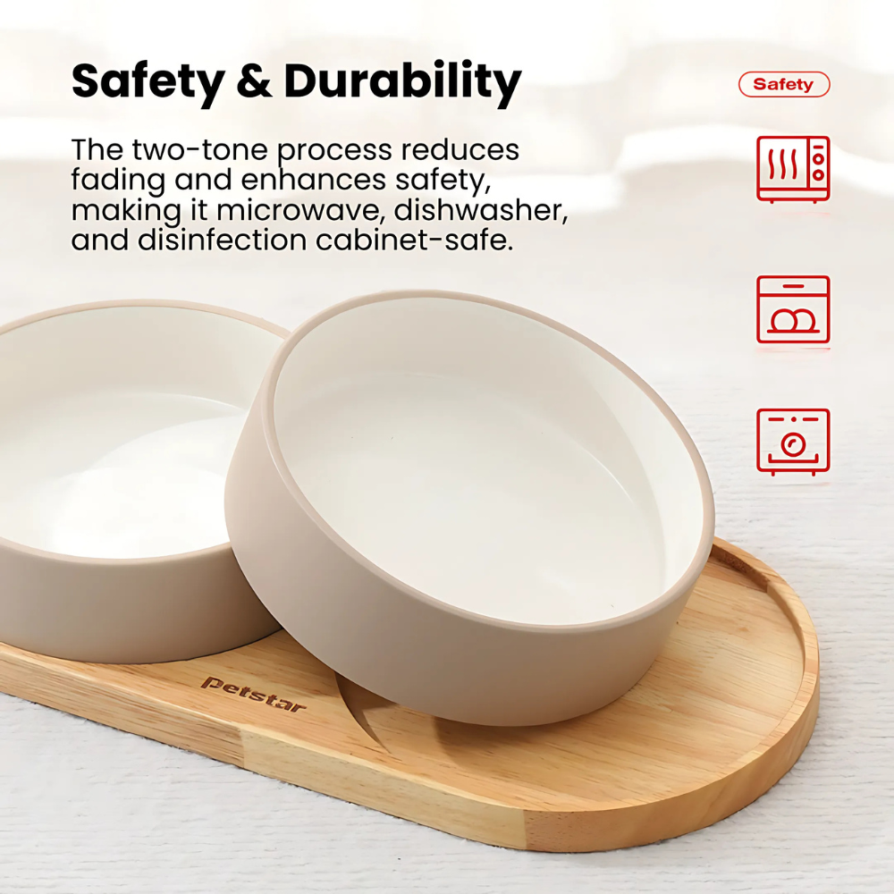 Ceramic Duo Bowl Set