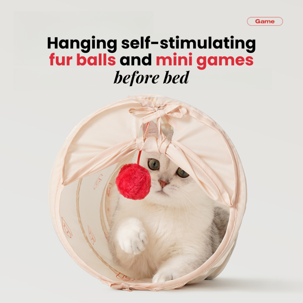 PurrPlay Tunnel + Roly-Poly