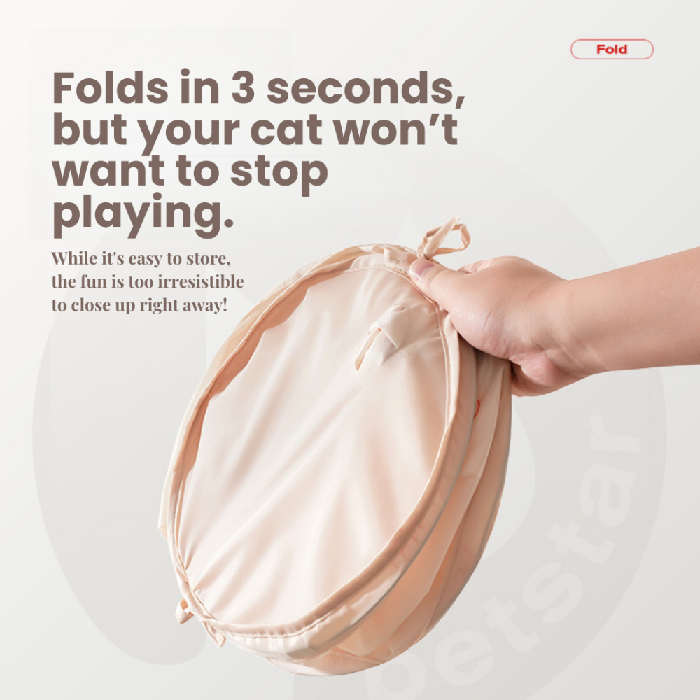 PurrPlay Tunnel + Roly-Poly