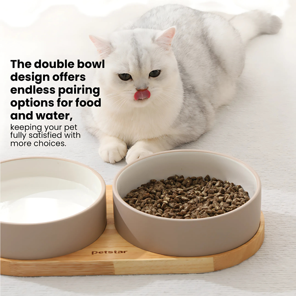 Ceramic Duo Bowl Set